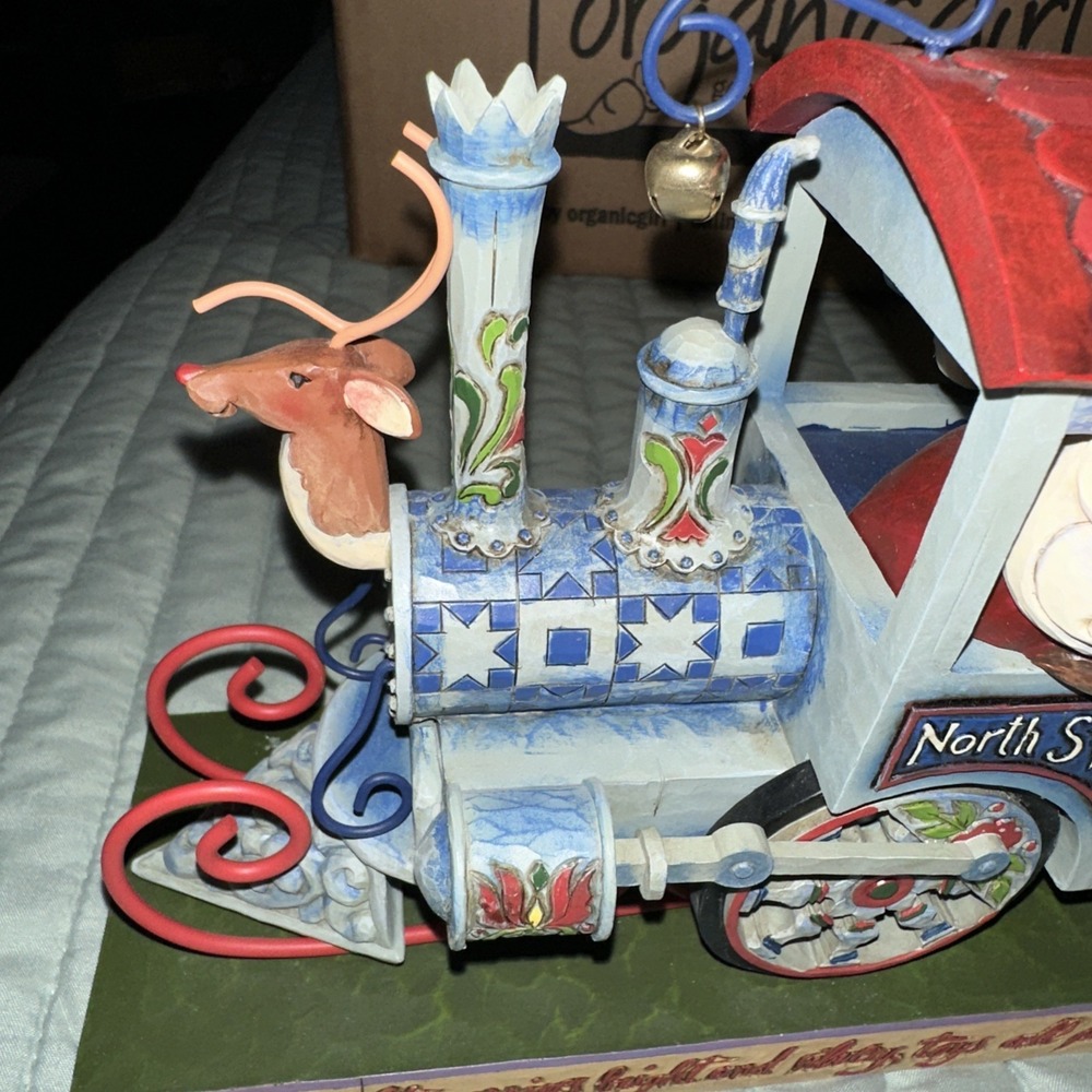 2008 Jim Shore North Star Express: Santa Christmas Train Engine #4011073 - Picture 3 of 7